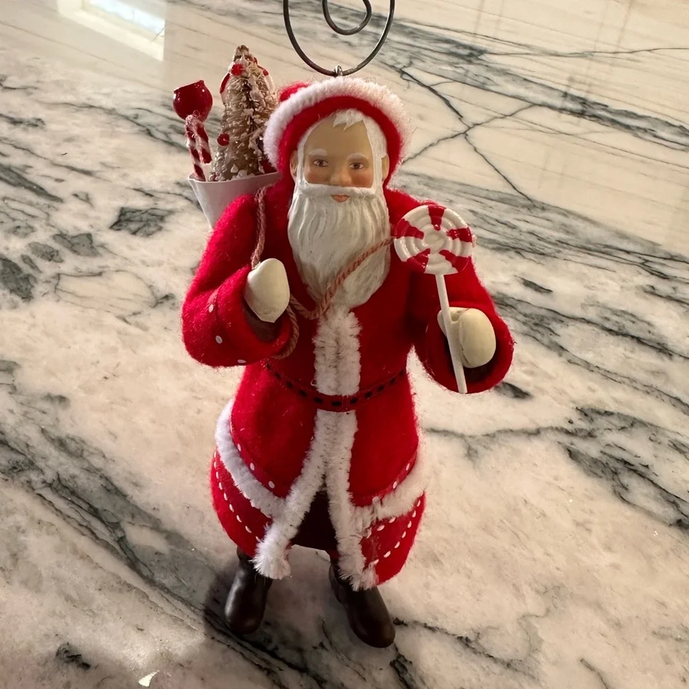 Hallmark Keepsake Ornament 2011 Father Christmas Santa #8 Series Red Suit Candy